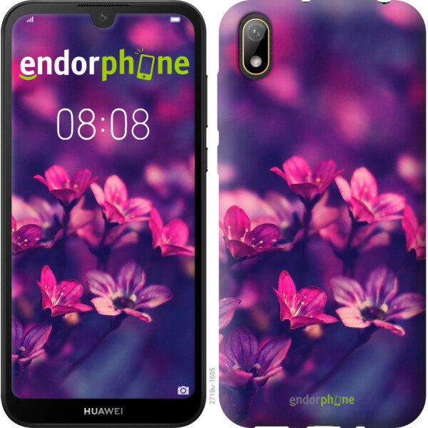 

Чехол на Huawei Y5 2019 Пурпурные цветы 2719u-1695, Силикон