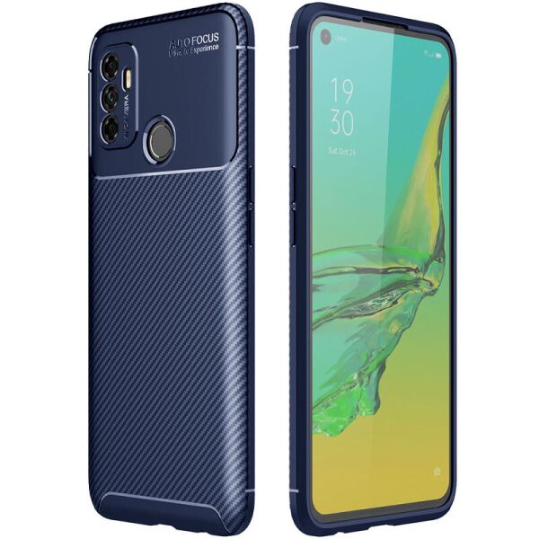 

TPU чехол Slim Series для Oppo A32 Синий (162547)