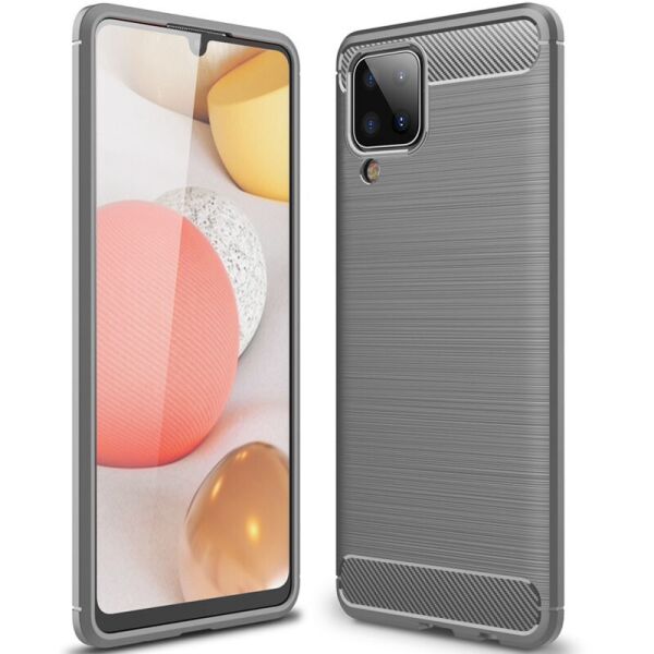 

TPU чехол Slim Series для Samsung Galaxy A12 Серый (161230)