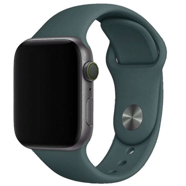 

Силиконовый ремешок для Apple watch 42mm/44mm Зеленый/Dark green (147588)