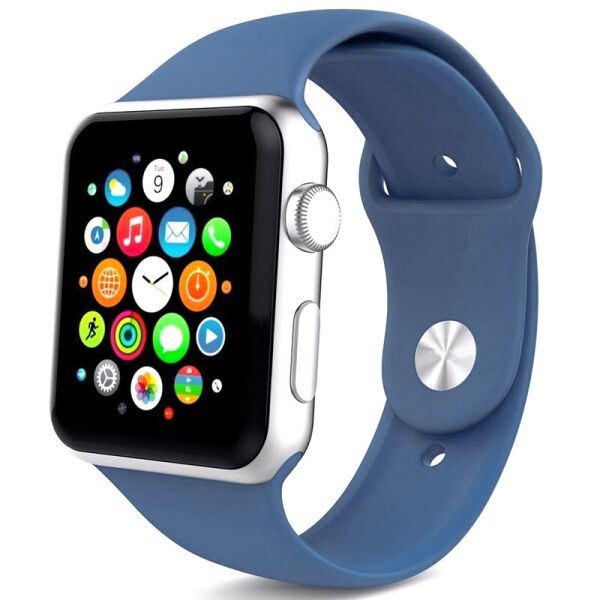 

Силиконовый ремешок для Apple watch 42mm/44mm Темно-синий/Midnight blue (154054)