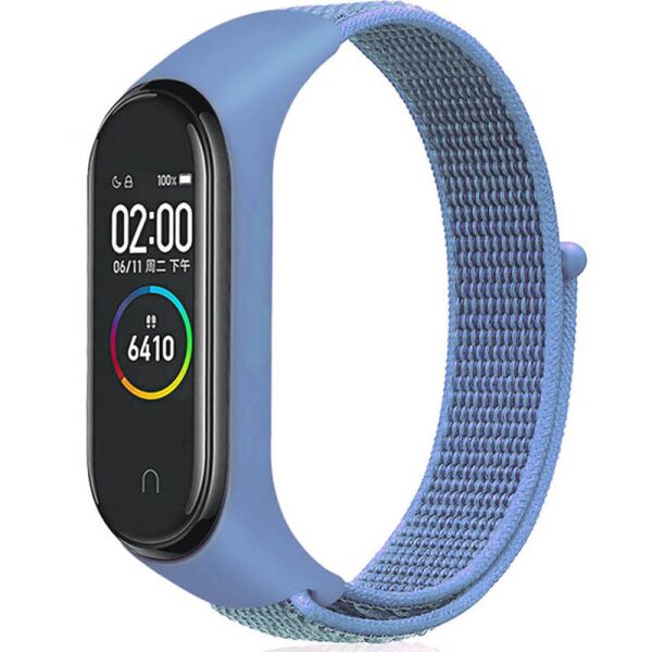 

Ремешок Nylon для Xiaomi Mi Band 3/4/5 Сиреневый (149465)