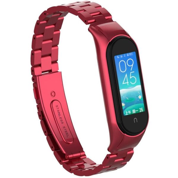 

Ремешок Stainless Steel для Xiaomi Mi Band 5 Red (162336)