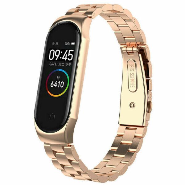 

Ремешок Stainless Steel для Xiaomi Mi Band 5 Rose Gold (162337)