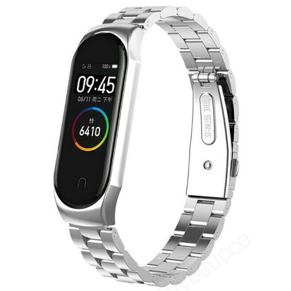 

Ремешок Stainless Steel для Xiaomi Mi Band 5 Silver (162338)
