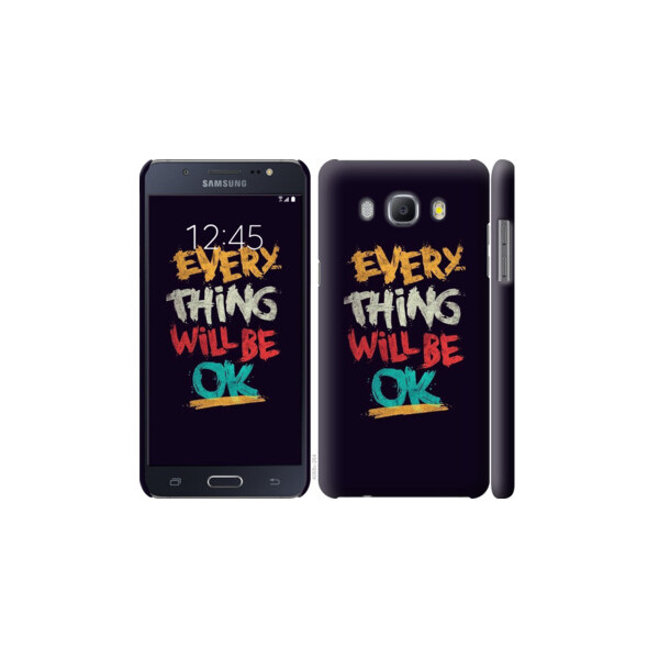

Чехол на Samsung Galaxy J5 (2016) J510H Все будет хорошо 4068c-264, Пластик глянцевый