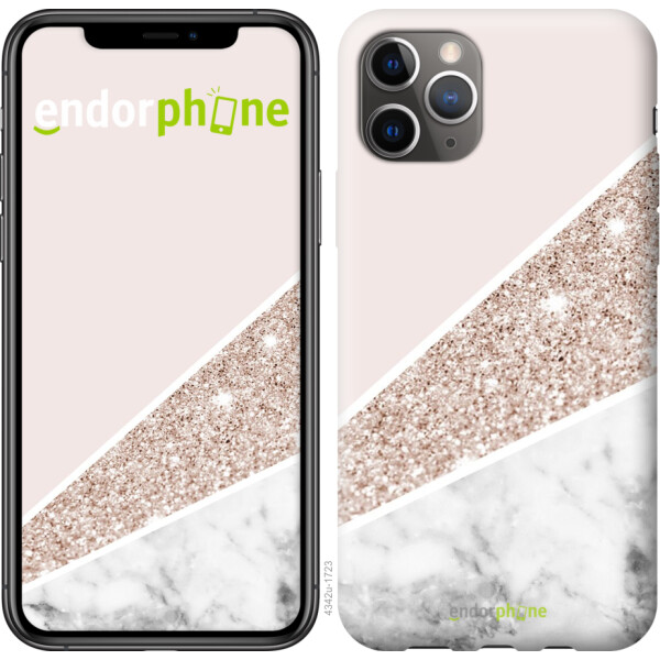 

Чехол на iPhone 11 Pro Max Пастельный мрамор 4342c-1723, Пластик глянцевый