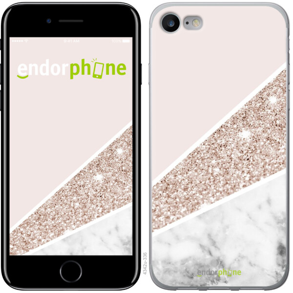 

Чехол на iPhone 7 Пастельный мрамор 4342u-336, Силикон