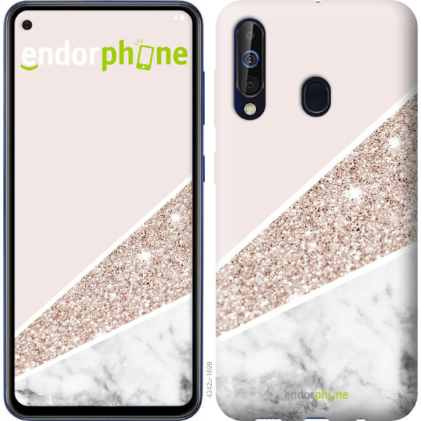 

Чехол на Samsung Galaxy A60 2019 A606F Пастельный мрамор 4342u-1699