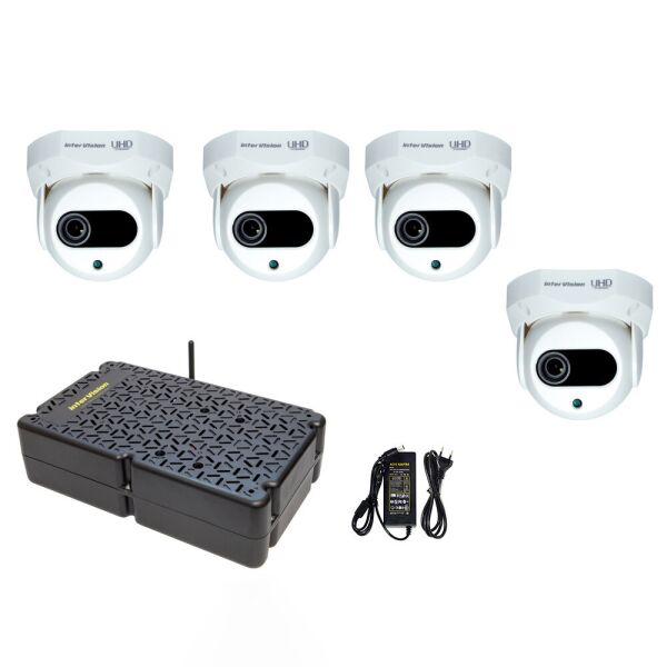 

Комплект видеонаблюдения из 4-х камер InterVision WIFIKIT-3M800-4D