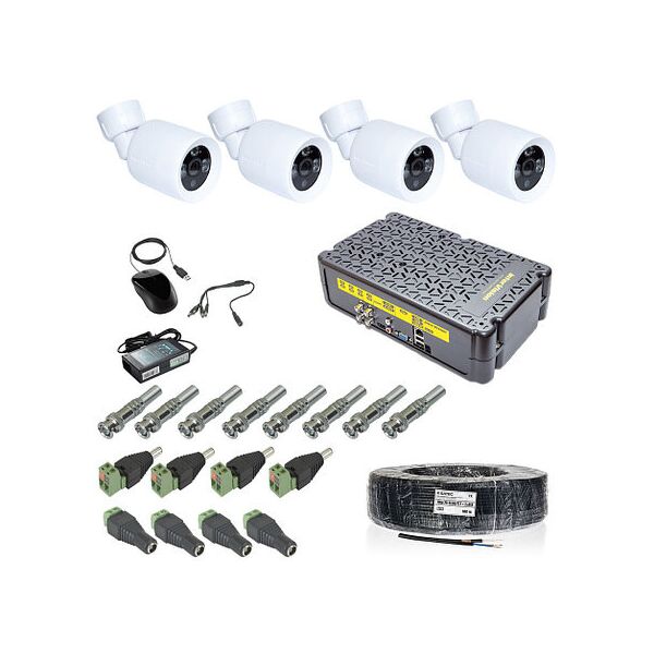 

Комплект видеонаблюдения из 4-х камер InterVision KIT-5MP-4CR