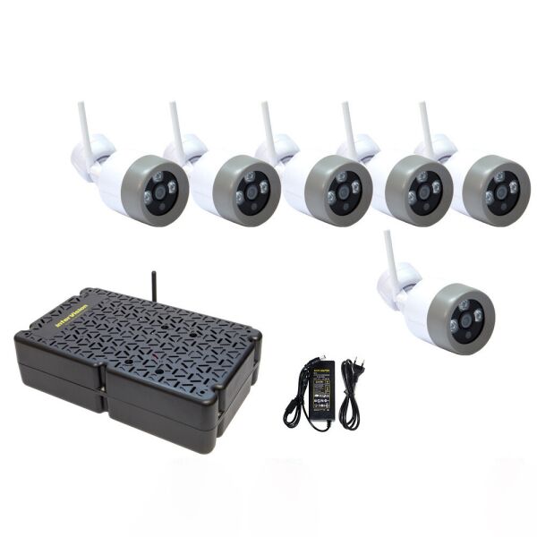 

Комплект видеонаблюдения из 6 камер InterVision WIFIKIT-3M800-6C