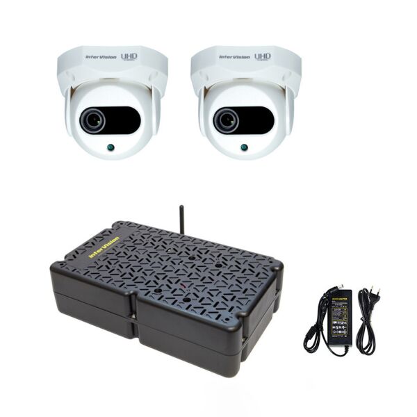 

Комплект видеонаблюдения из 2-х камер InterVision WIFIKIT-3M800-2D