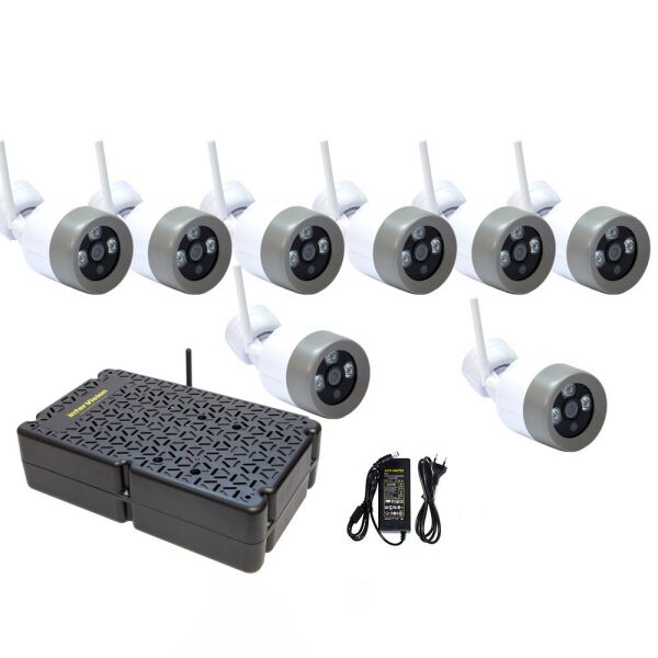 

Комплект видеонаблюдения из 8-ми камер InterVison WIFIKIT-3M800-8C