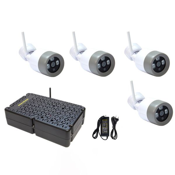 

Комплект видеонаблюдения из 4-х камер InterVision WIFIKIT-3M800-4C