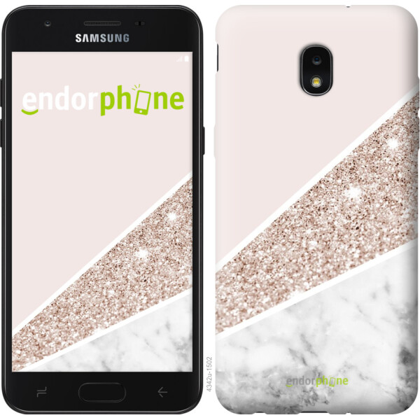 

Чехол на Samsung Galaxy J7 2018 Пастельный мрамор 4342u-1502, Силикон