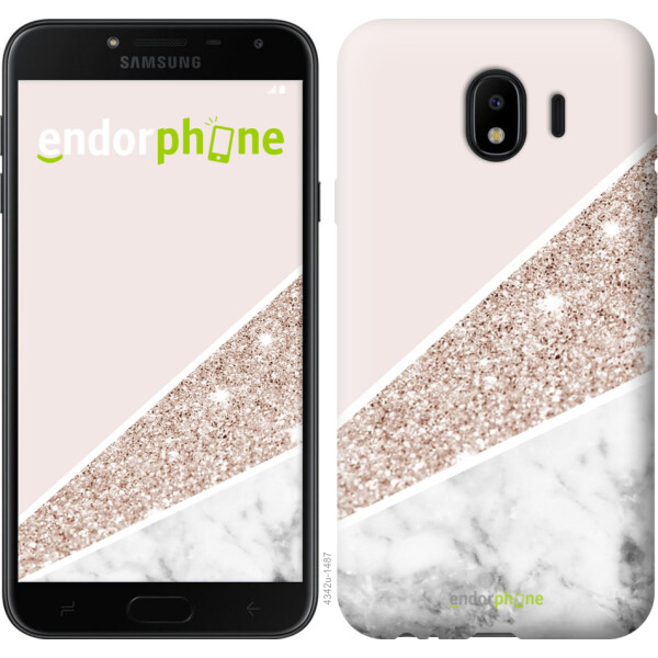 

Чехол на Samsung Galaxy J4 2018 Пастельный мрамор 4342u-1487