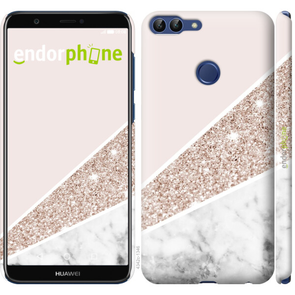 

Чехол на Huawei P Smart Пастельный мрамор 4342u-1346, Силикон