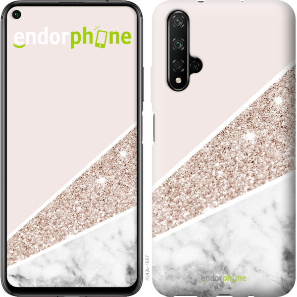 

Чехол на Huawei Honor 20 Пастельный мрамор 4342u-1697