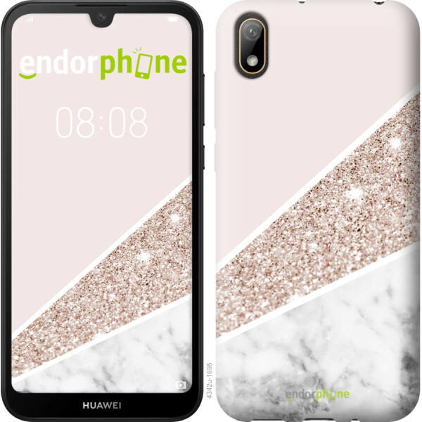 

Чехол на Huawei Y5 2019 Пастельный мрамор 4342u-1695, Силикон