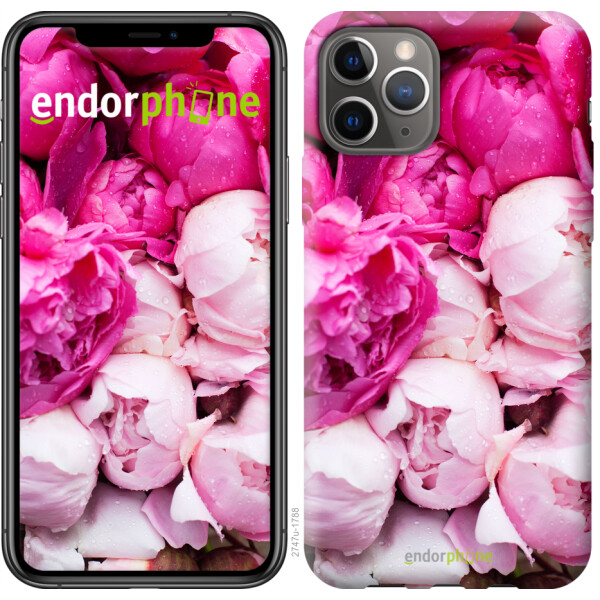

Чехол на iPhone 11 Pro Розовые пионы 2747c-1788, Пластик глянцевый