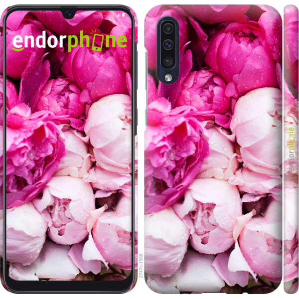 

Чехол на Samsung Galaxy A50 2019 A505F Розовые пионы 2747m-1668, Пластик матовый