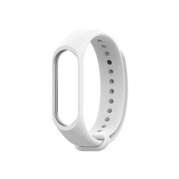 

Ремешок для Xiaomi Mi Band 3 / 4 силиконовый Classic Белый