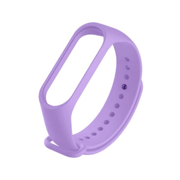 

Ремешок для Xiaomi Mi Band 5/Mi Band 6 силиконовый Classic Нежно фиолетовый