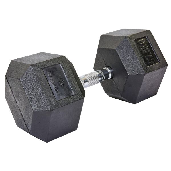 

Гантель цельная шестигранная гексагональная SP-Planeta (1шт) SC-8013-37,5 37,5кг (сталь хромированная, резина, вес 37,5кг)