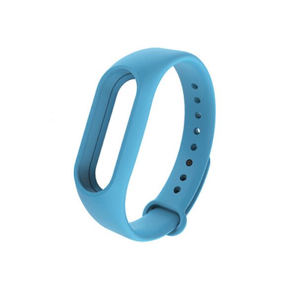 

Ремешок браслет для Xiaomi Mi Band 2 силиконовый Classic Голубой
