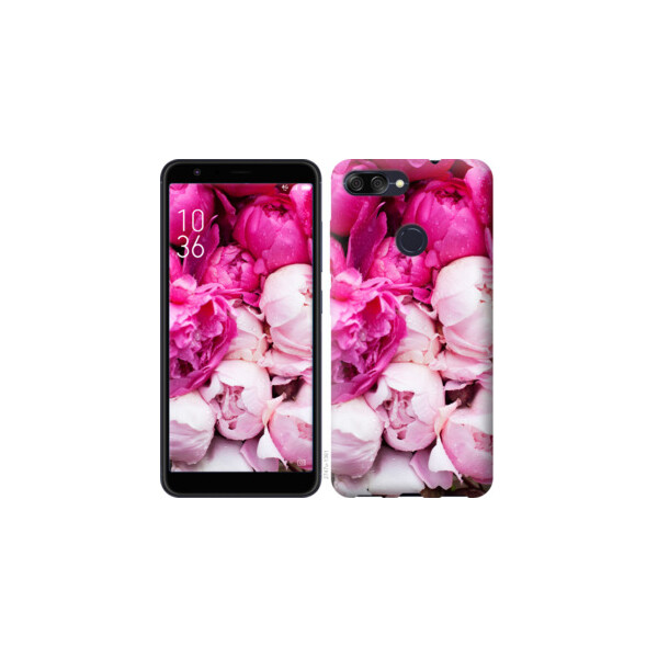

Чехол на Asus ZenFone Max Plus M1 ZB570TL Розовые пионы 2747u-1361