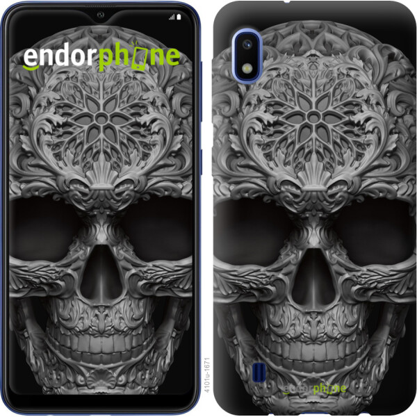 

Чехол на Samsung Galaxy A10 2019 A105F skull-ornament 4101t-1671, 2D пластик