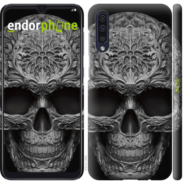 

Чехол на Samsung Galaxy A50 2019 A505F skull-ornament 4101u-1668, Силикон