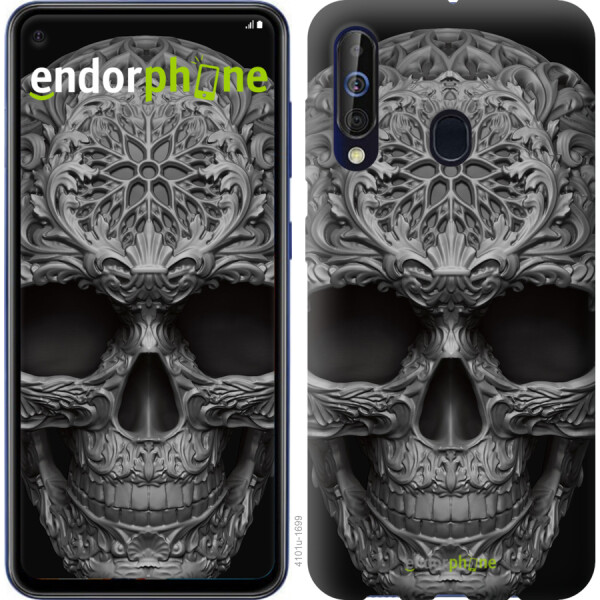 

Чехол на Samsung Galaxy A60 2019 A606F skull-ornament 4101u-1699