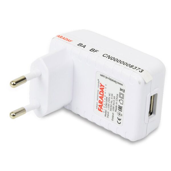 

Блок питания Faraday Electronics 12W/OEM с USB выходом 5V/2.4A