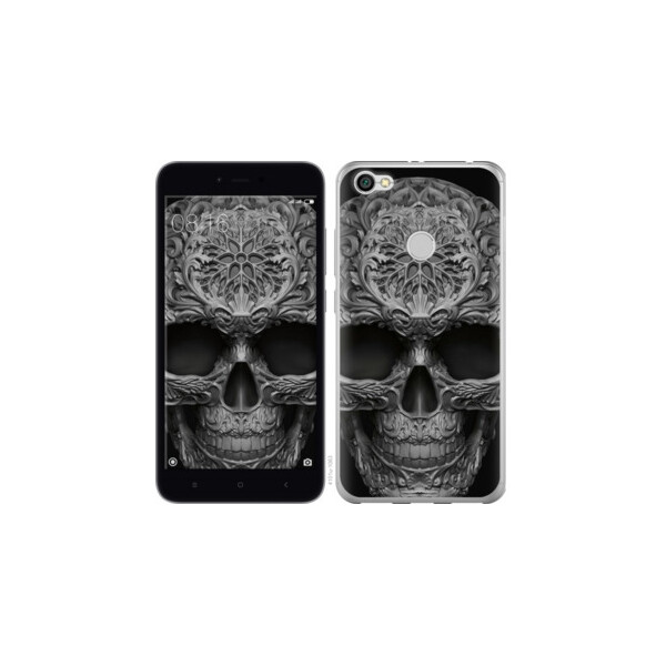 

Чехол на Xiaomi Redmi Note 5A Prime skull-ornament 4101m-1063, Пластик матовый