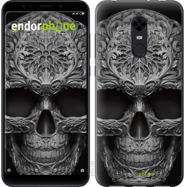 

Чехол на Xiaomi Redmi 5 Plus skull-ornament 4101u-1347, Силикон