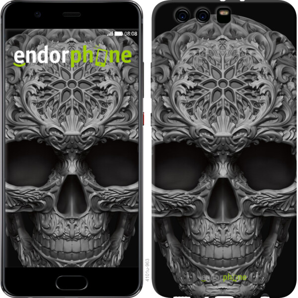 

Чехол на Huawei P10 Plus skull-ornament 4101u-963