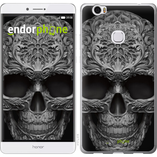 

Чехол на Huawei Honor Note 8 skull-ornament 4101u-418, Силикон