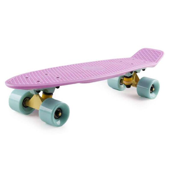 

Скейтборд пластиковый Penny Original FISH 22in однотонная дека SK-401-3 (Pastel фиолет-желтый-зелен)