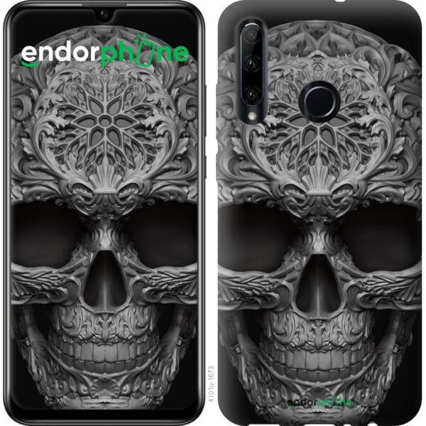 

Чехол на Huawei Honor 10i skull-ornament 4101u-1673, Силикон