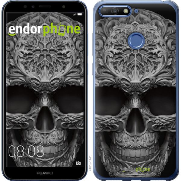 

Чехол на Huawei Y6 Prime 2018 skull-ornament 4101u-1441