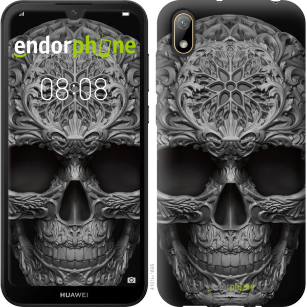 

Чехол на Huawei Y5 2019 skull-ornament 4101u-1695, Силикон