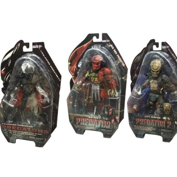 

Игрушка-монстр NECA Movie Predator VS Alien Science, городской охотник, Scarface Predator, бетон, роскошный выпуск, экшн-фигурки