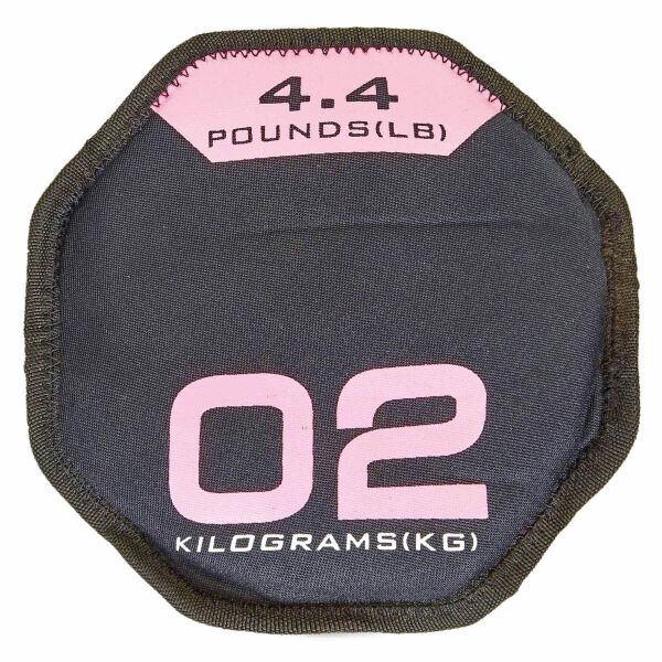 

Диск мягкий - гантеля Record SandBells FI-5718-2 (вес-2кг, d-22,5см, неопрен, наполнитель-метал.шарики, черный-розовый)