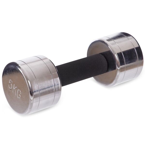 

Гантель хромированная Record DB5202-5 (1x5кг) (1шт, металл хромированный)