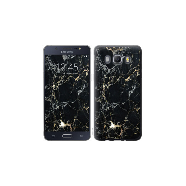 

Чехол на Samsung Galaxy J5 (2016) J510H Черный мрамор 3846m-264, Пластик матовый