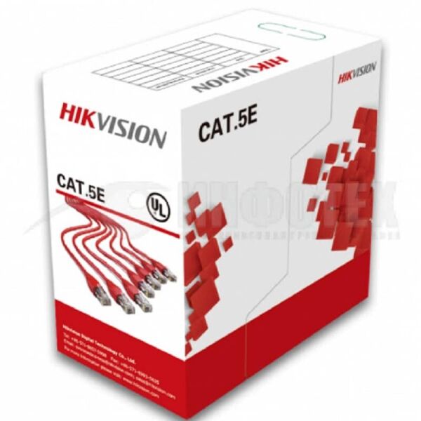 

Витая пара Hikvision 24AWG UTP CAT 5E DS-1LN5E-S