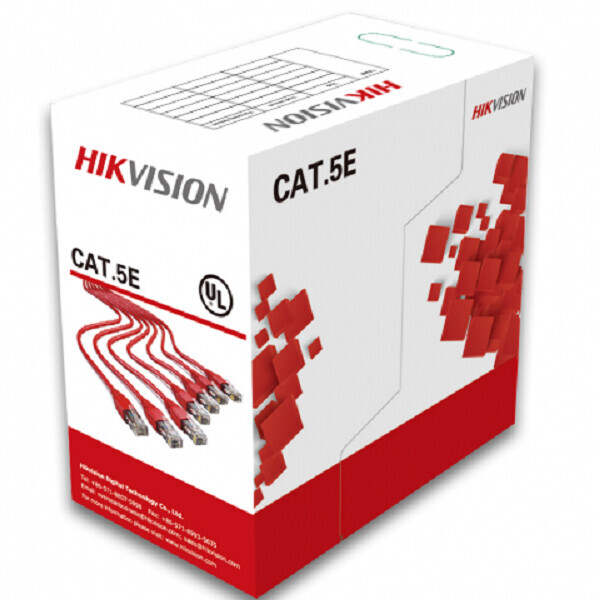 

Витая пара Hikvision UTP CAT 5E DS-1LN5EO-UU/E