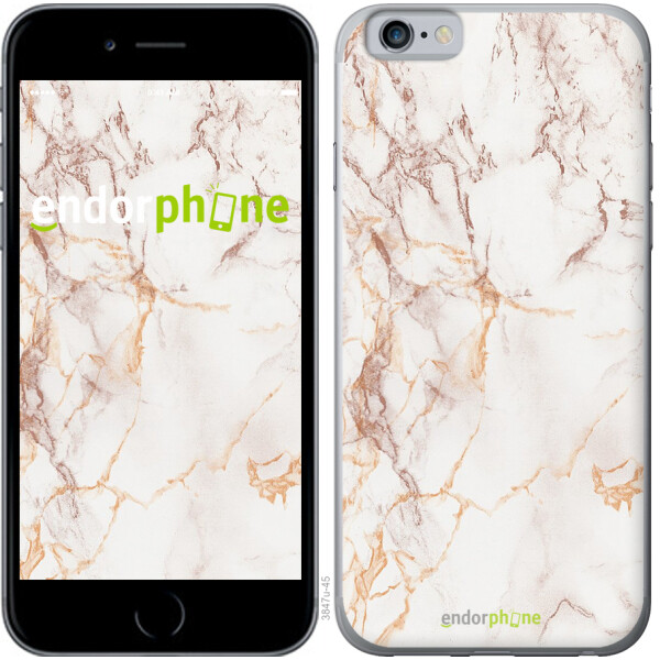 

Чехол на iPhone 6 Белый мрамор 3847u-45, Силикон